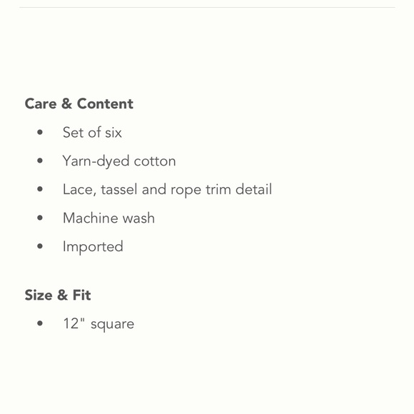 Pom pom dishcloth set of 6 - Picture 3 of 3